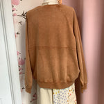 Cappuccino Mineral Wash Terry Sweatshirt