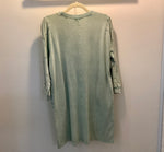 Sage Mineral Washed Terry Knit Dress
