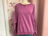 Long Sleeve Orchid Mineral Wash Terry Top