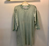 Sage Mineral Washed Terry Knit Dress