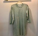 Sage Mineral Washed Terry Knit Dress