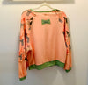 Ribbon Sleeve Printed Top
