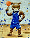 Kentucky Wild Cat Block Ornament
