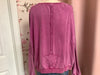 Long Sleeve Orchid Mineral Wash Terry Top
