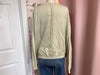 Ecru Mineral Wash Terry Top