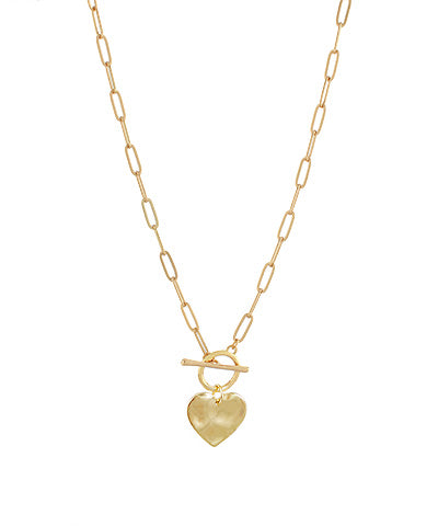 Charm Chain Toggle Necklace