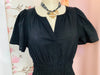 Black Tiered Midi Dress