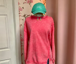 Fuchsia Mineral Wash Sweatshirt