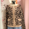 Leopard Print Button Down Cardigan