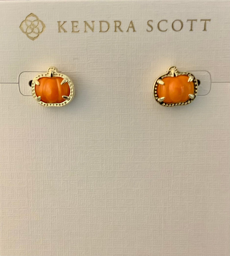 Kendra Scott Pumpkin Earrings