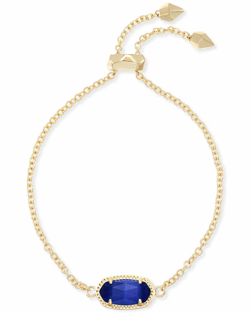 Kendra Scott Elaina Delicate Chain Bracelet Cobalt Cats Eye