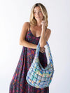 Blue Watercolor Natural Life Puffy Fit-It-All Bag