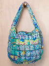 Blue Watercolor Natural Life Puffy Fit-It-All Bag